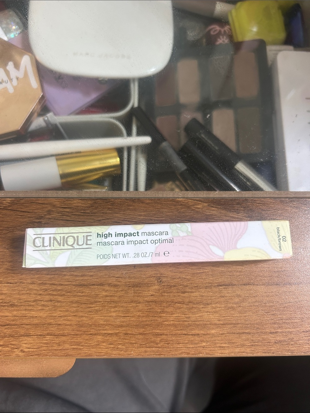 Clinique High Impact Mascara — White and Pastel Floral Packaging